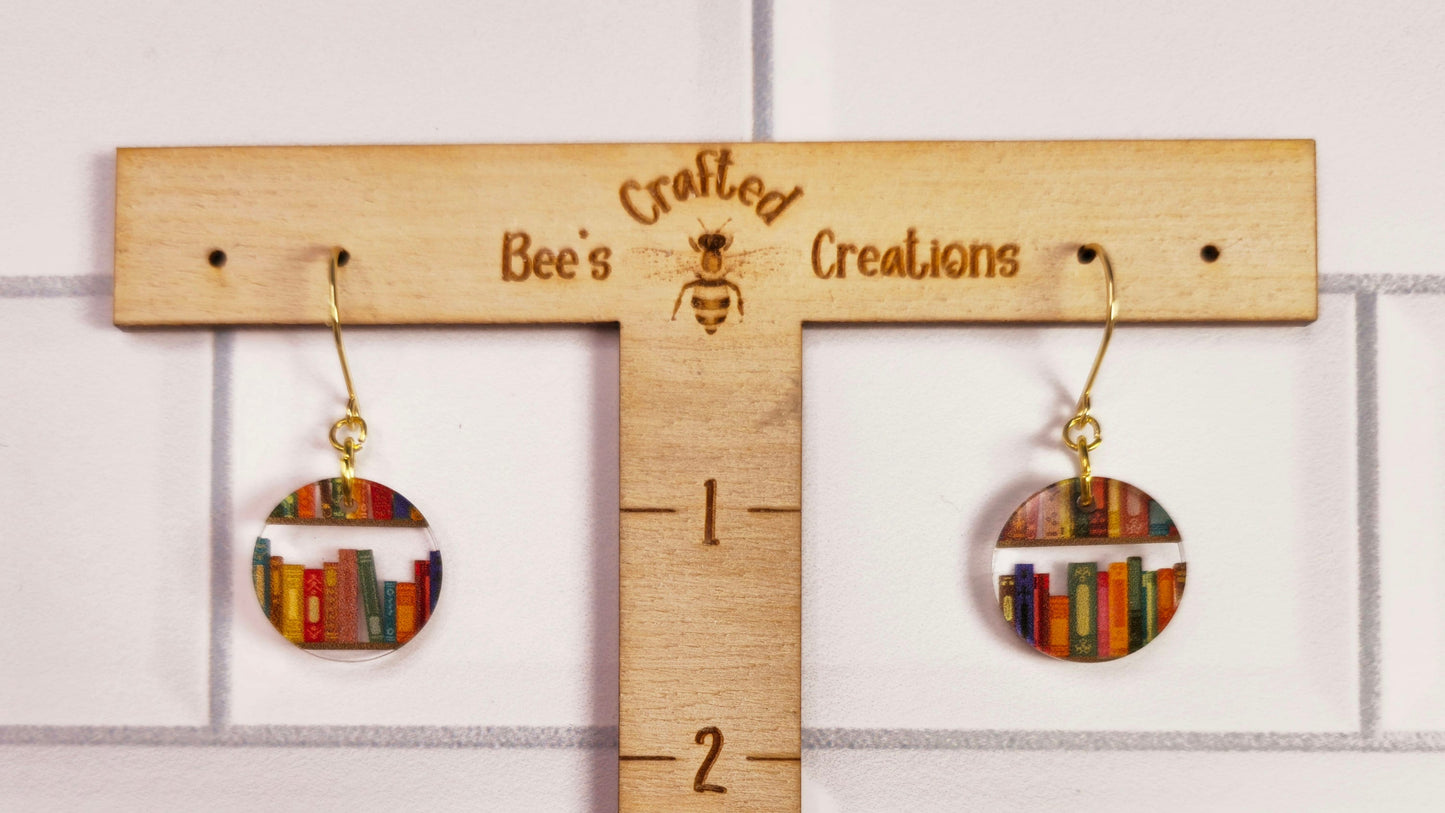 Minimalist Book Earrings, Gift for readers, Gift for Wife, Gift for Her, Teacher Appreciation Gift, Book Lover Gift, Gift for Librarian