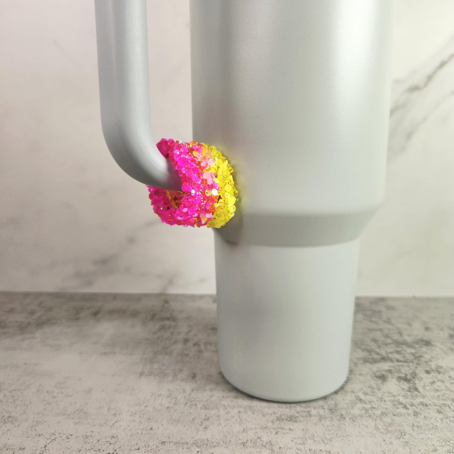 Strawberry Lemonade Set of 3 Handle Stackers, Tumbler Handle Charms, Tumbler Accessories, Cup Charms, Gift for Wife, Daughter, or Friend