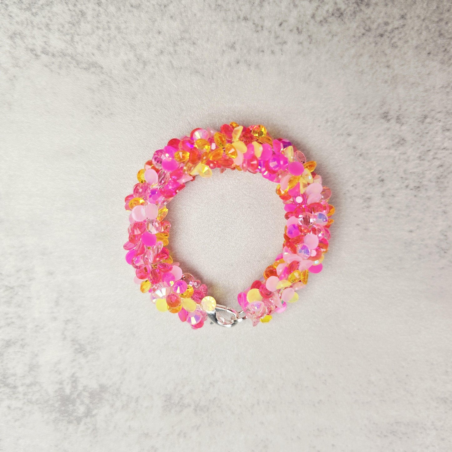Pink and Yellow Handle Stacker, Tumbler Handle Charms, Tumbler Accessories, Tumbler Cup Charms, Gift for Wife, Daughter, or Friend