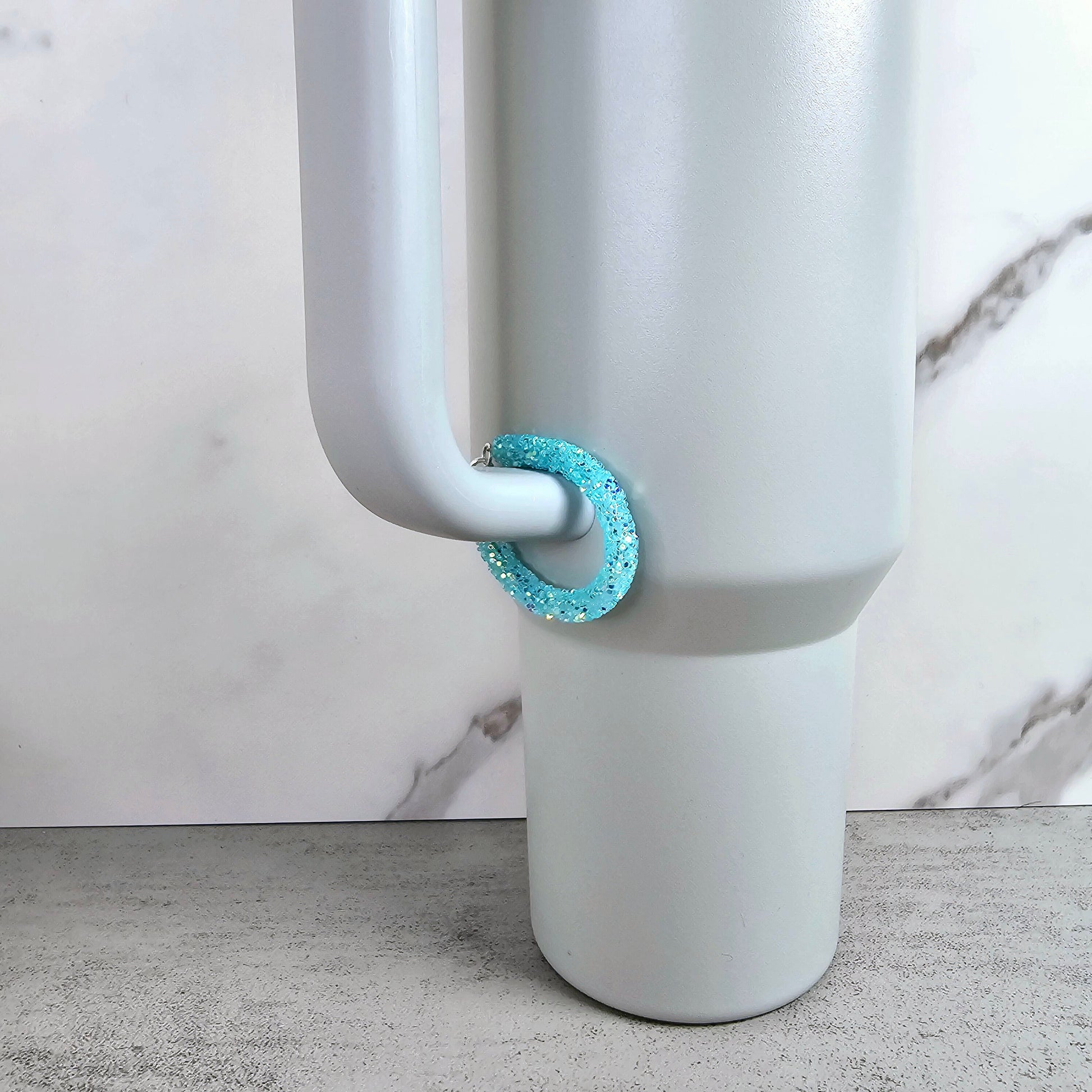 Turquoise Handle Stacker, Tumbler Handle Charms, Tumbler Accessories, Tumbler Cup Charm, Gift for Wife, Daughter, Friend, or Coworker