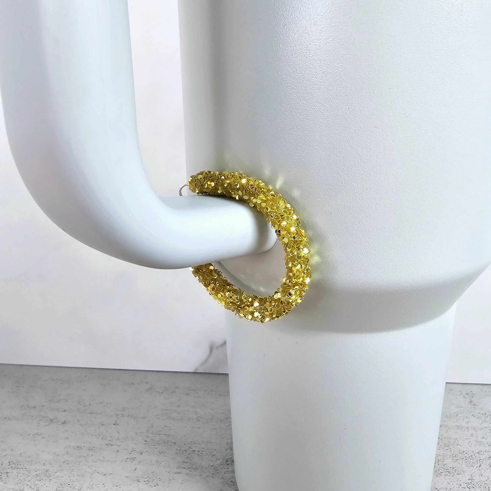 Gold Handle Stacker, Tumbler Handle Charms, Tumbler Accessories, Tumbler Cup Charms, Gift for Wife, Daughter, Friend, or Coworker