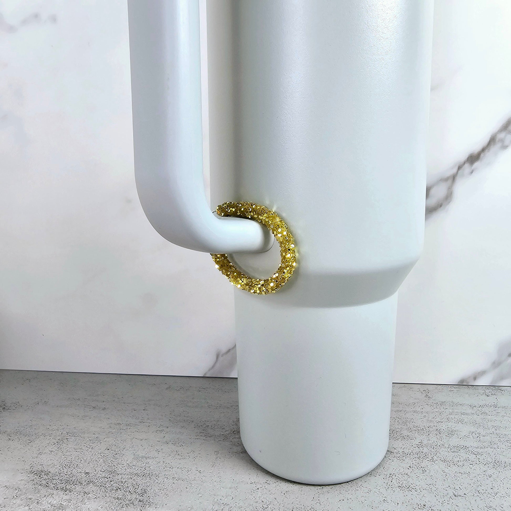 Gold Handle Stacker, Tumbler Handle Charms, Tumbler Accessories, Tumbler Cup Charms, Gift for Wife, Daughter, Friend, or Coworker