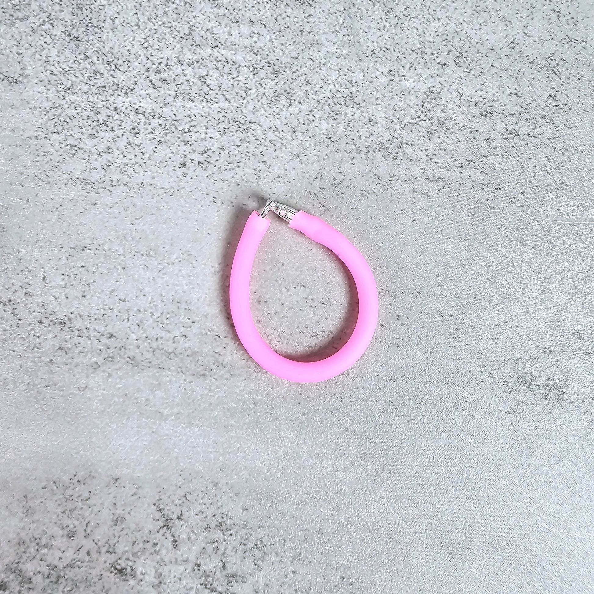 Light Pink Rubber Handle Stacker, Tumbler Handle Charms, Tumbler Accessories, Cup Charms, Gift for Wife, Daughter, Friend, or Coworker