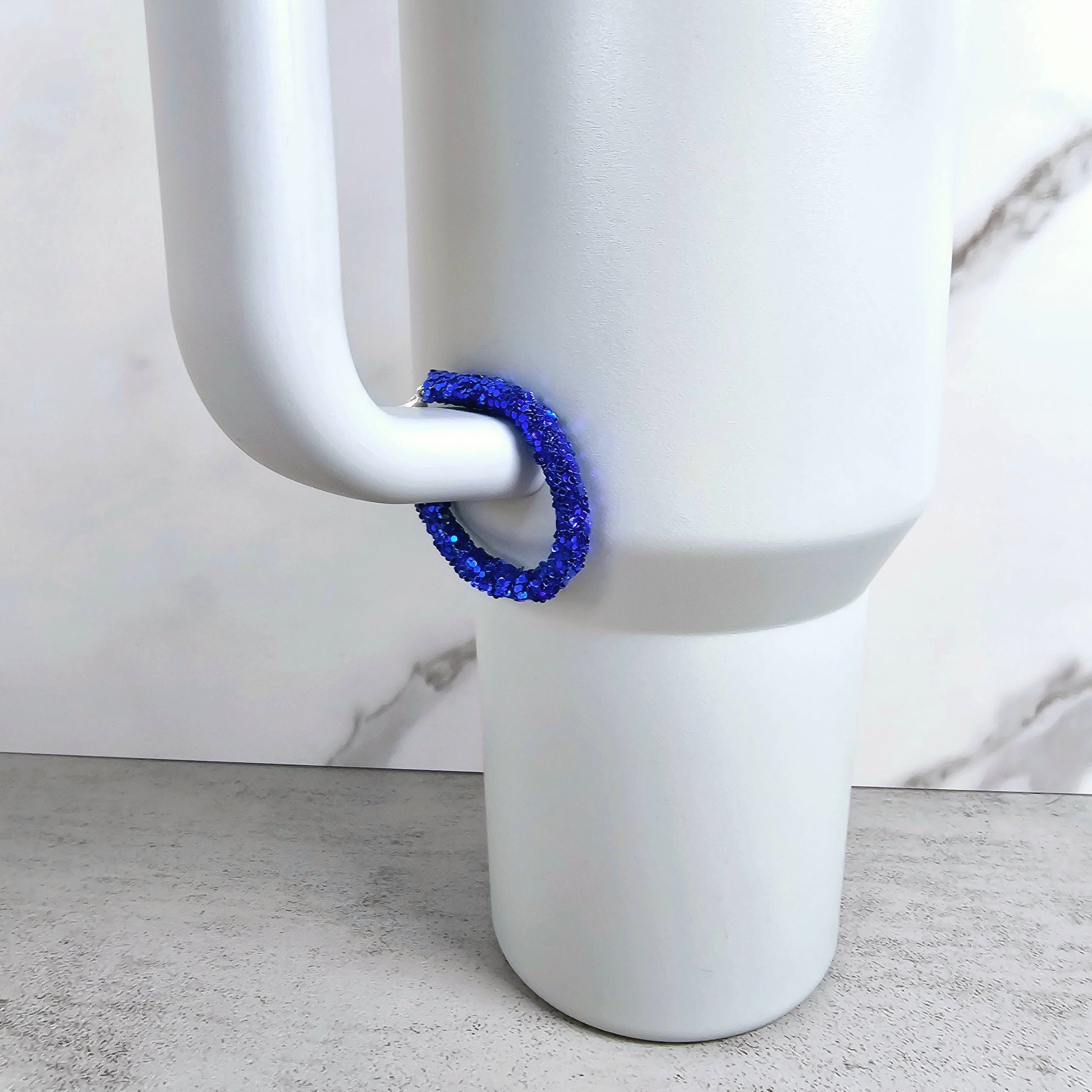 Blue Handle Stacker, Tumbler Handle Charms, Tumbler Accessories, Tumbler Cup Charm, Gift for Wife, Daughter, Friend, or Coworker