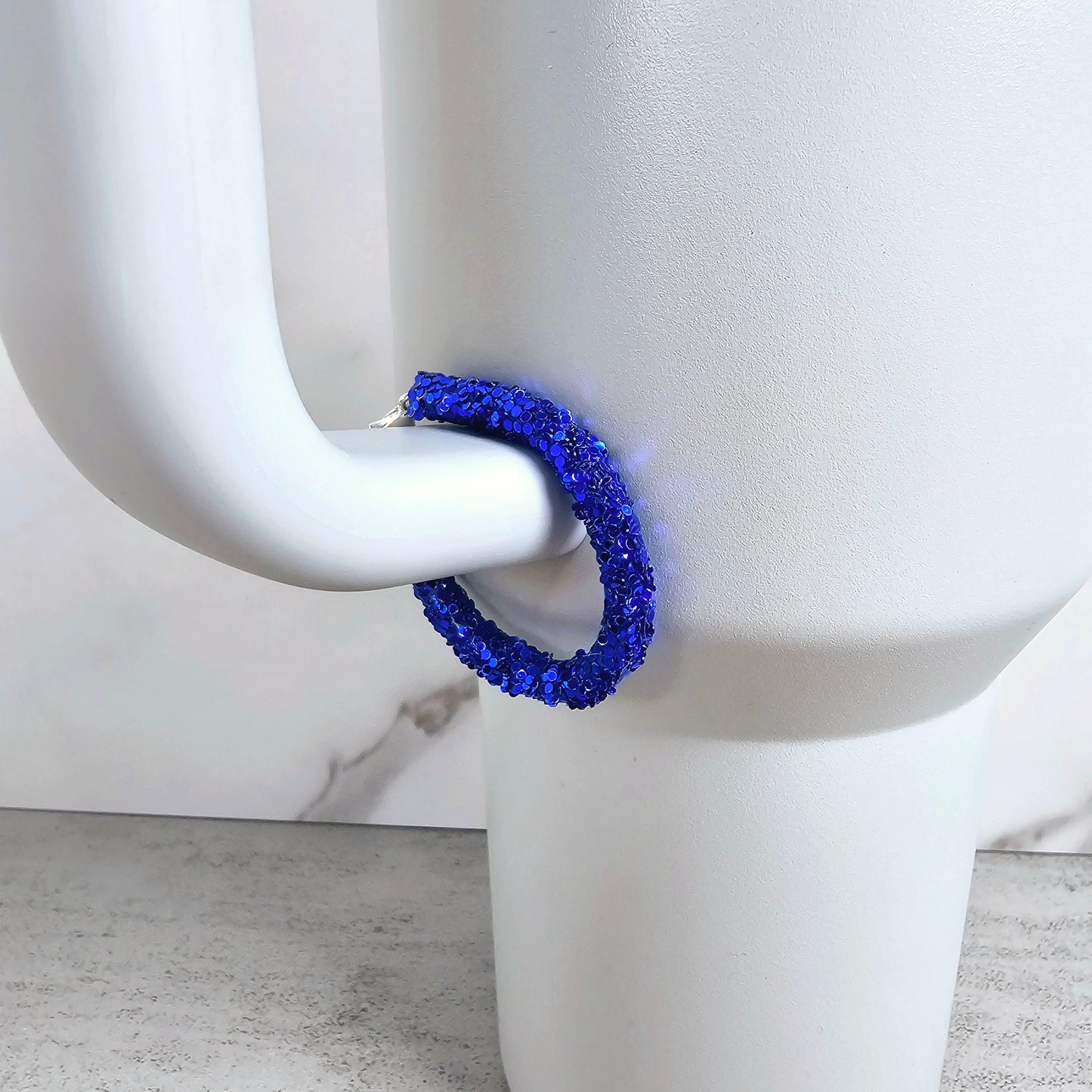 Blue Handle Stacker, Tumbler Handle Charms, Tumbler Accessories, Tumbler Cup Charm, Gift for Wife, Daughter, Friend, or Coworker