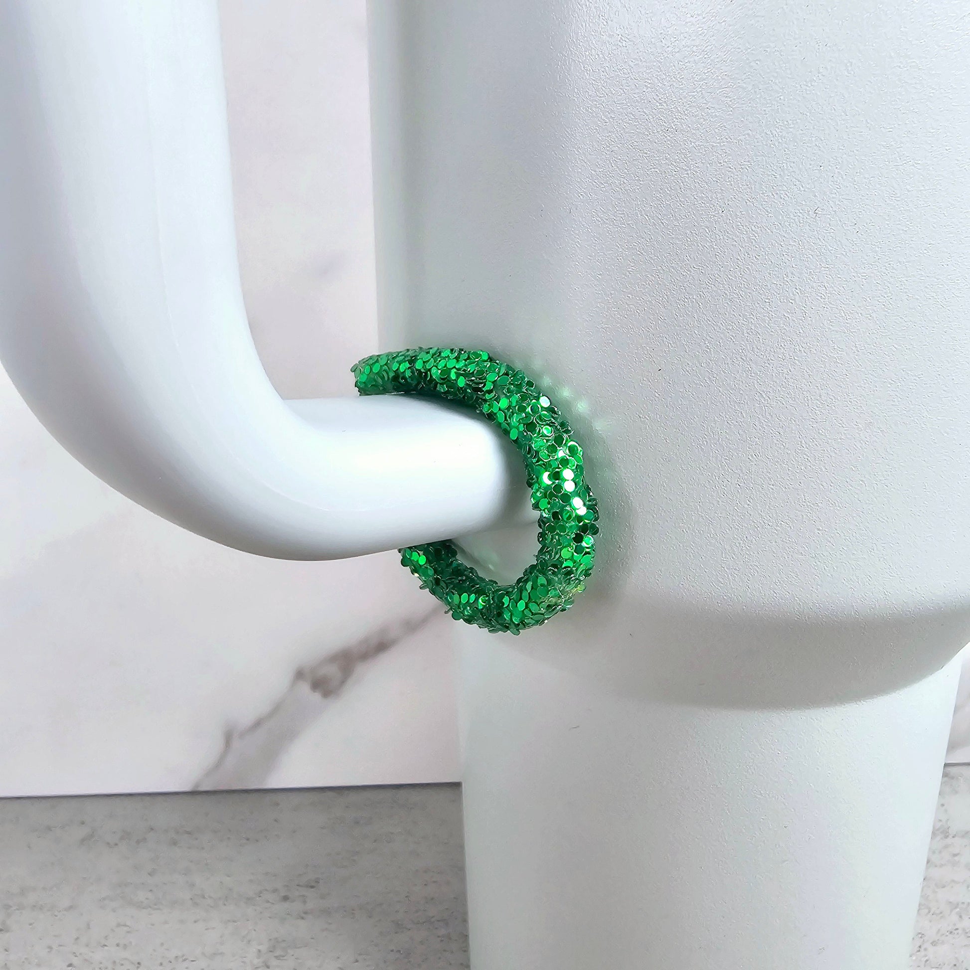 Green Handle Stacker, Tumbler Handle Charms, Tumbler Accessories, Tumbler Cup Charms, Gift for Wife, Daughter, Friend, or Coworker