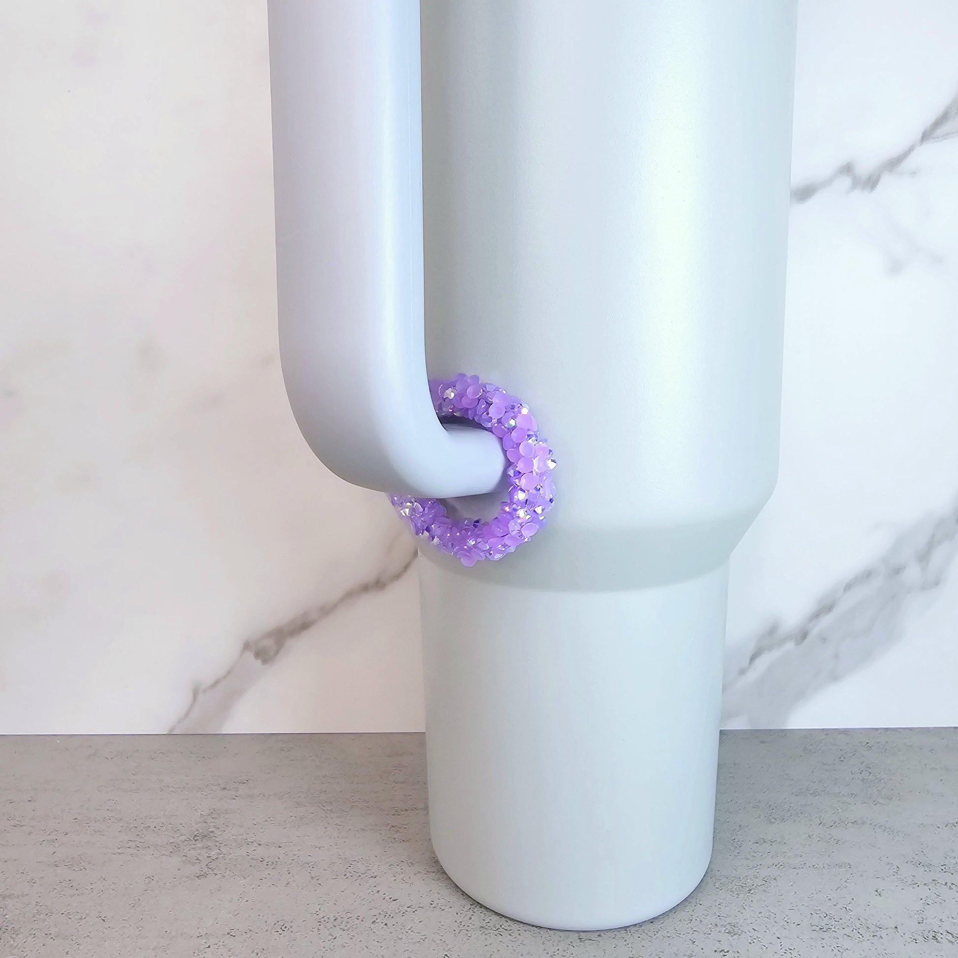 Light Purple Handle Stacker, Tumbler Handle Charms, Tumbler Accessories, Cup Charms, Gift for Wife, Daughter, Friend, or Coworker